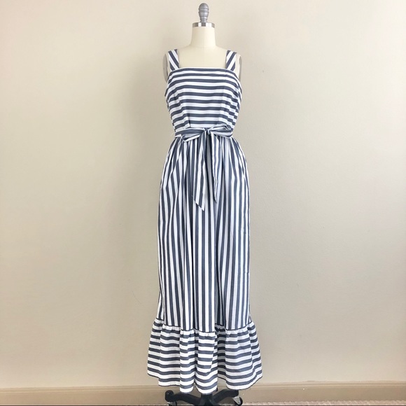 a new day Dresses & Skirts - A New Day Striped Tie Waist Maxi Dress